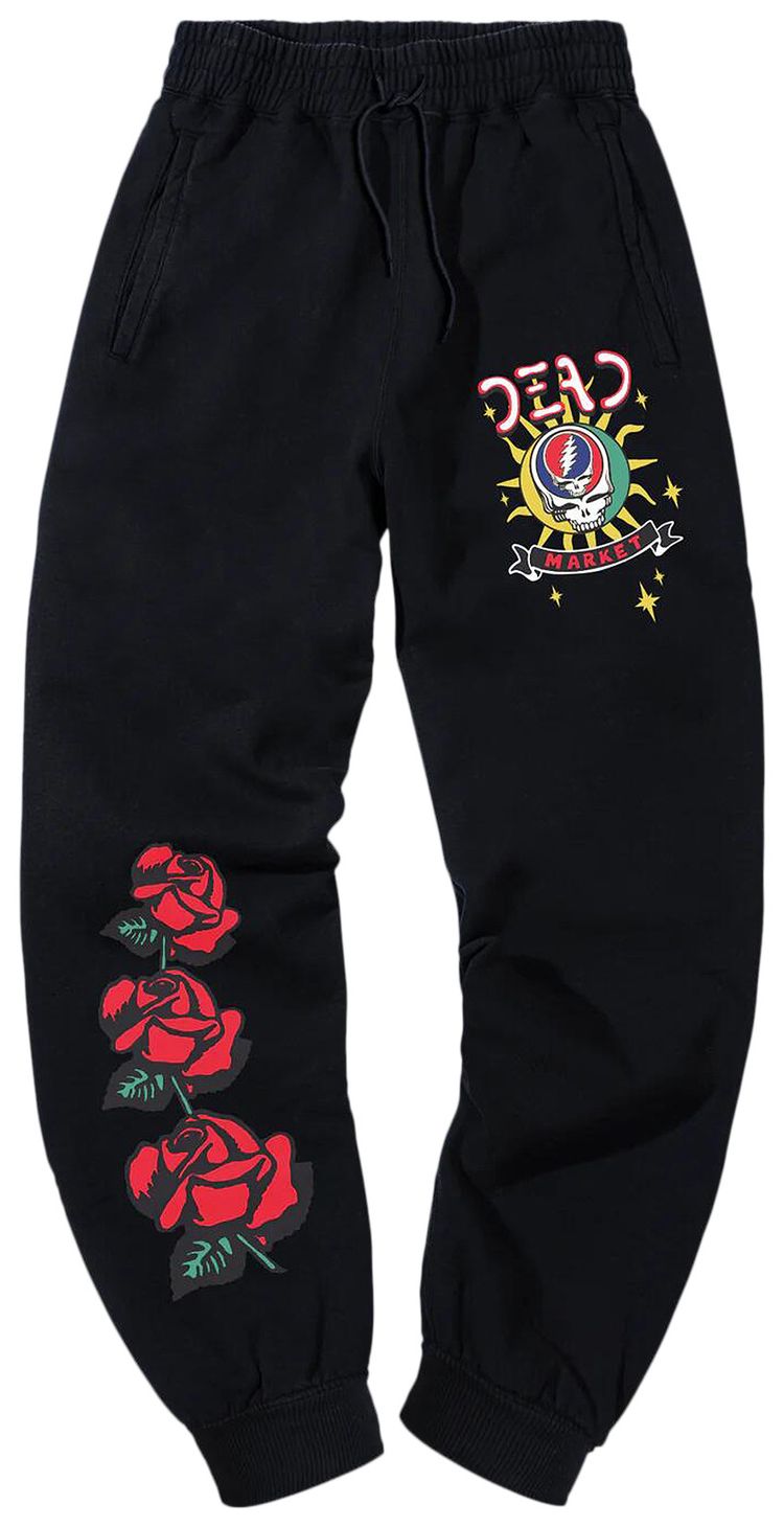 Market x Grateful Dead Solar Flare Sweatpants Black