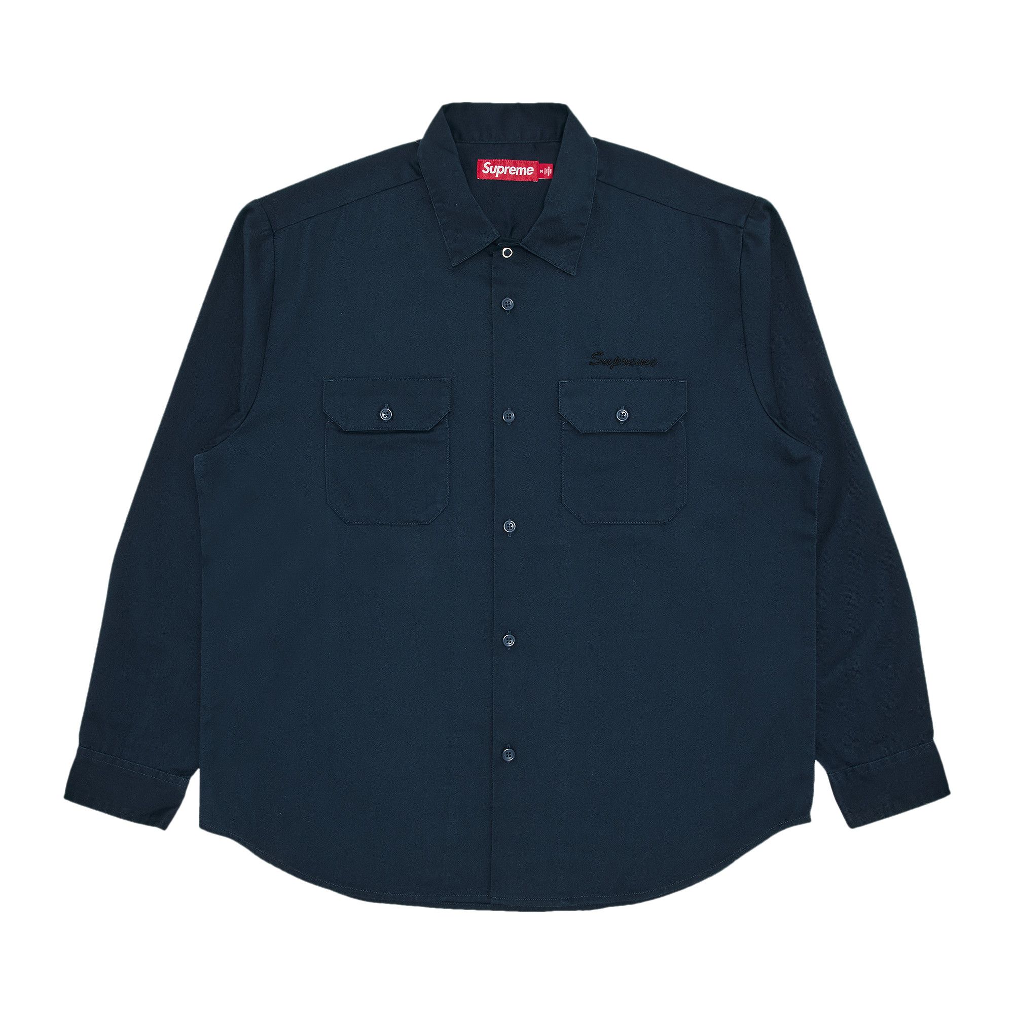 Buy Supreme Snow White Work Shirt 'Light Navy' - FW24S48 LIGHT