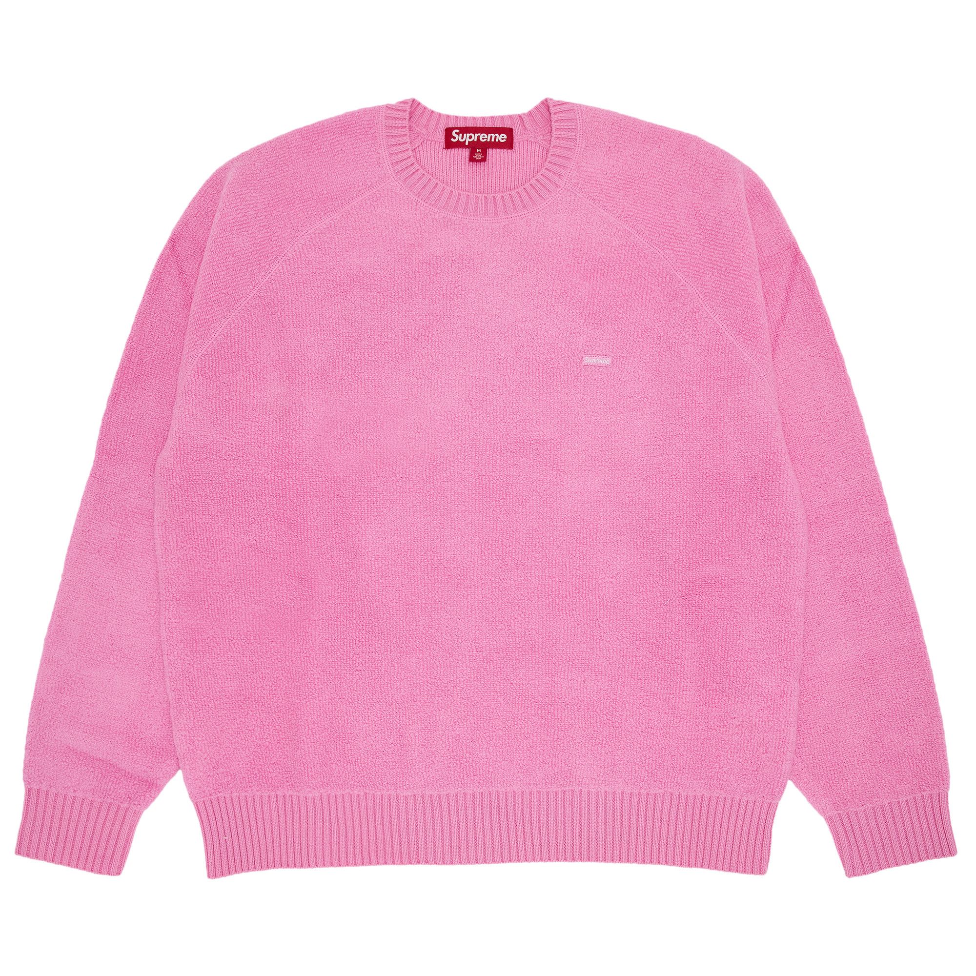 Buy Supreme Terry Small Box Sweater 'Pink' - FW24SK7 PINK | GOAT
