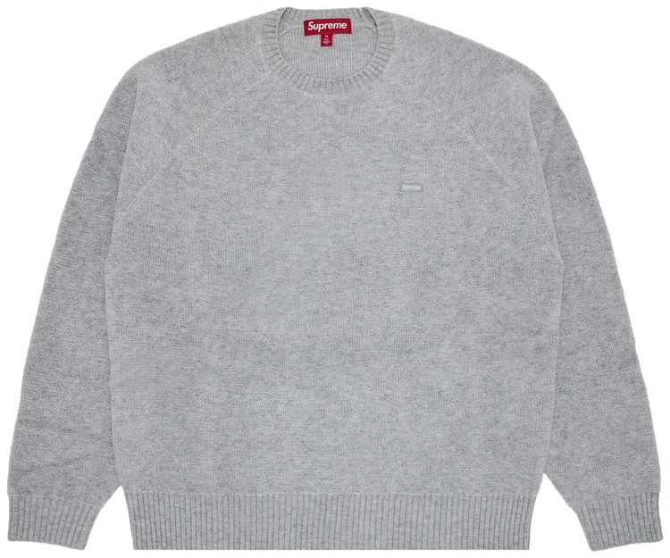 Supreme Terry Small Box Sweater Heather Grey