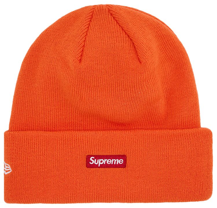 Supreme New Era S Logo Beanie Orange