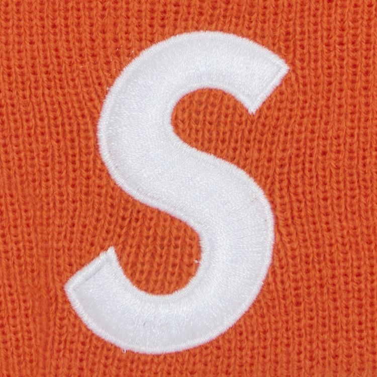Supreme New Era S Logo Beanie Orange