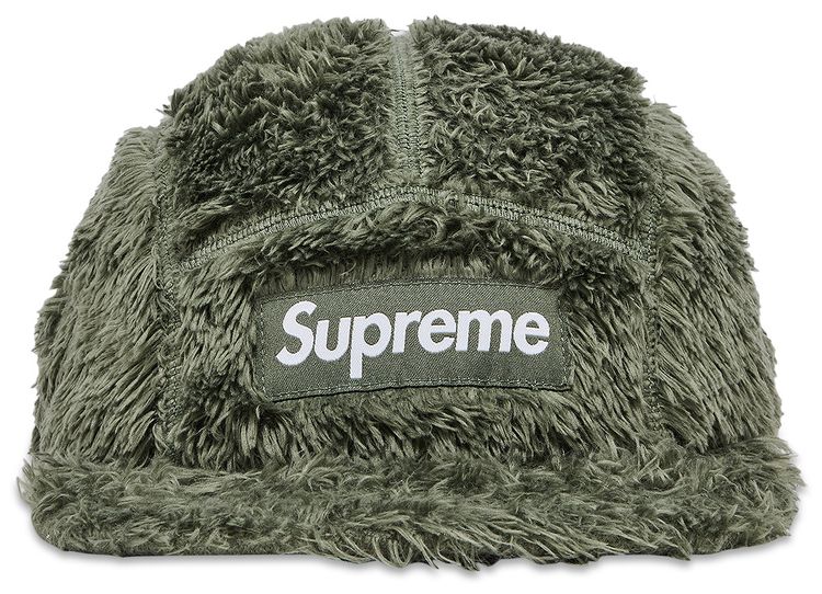 Supreme Fuzzy Camp Cap Moss