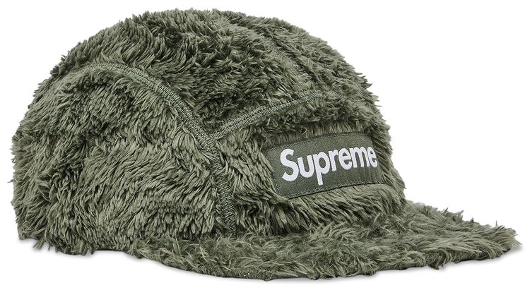 Supreme Fuzzy Camp Cap Moss