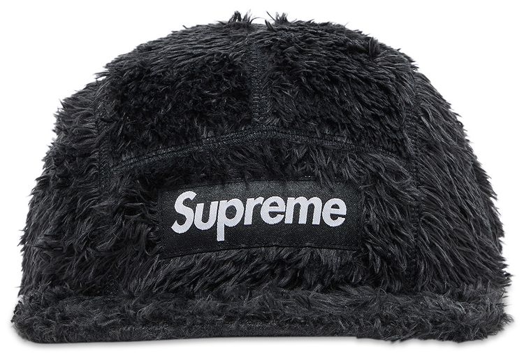 Supreme Fuzzy Camp Cap Black