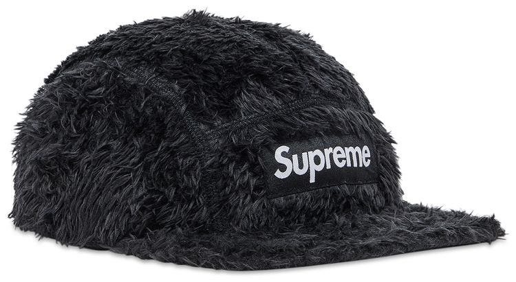 Supreme Fuzzy Camp Cap Black