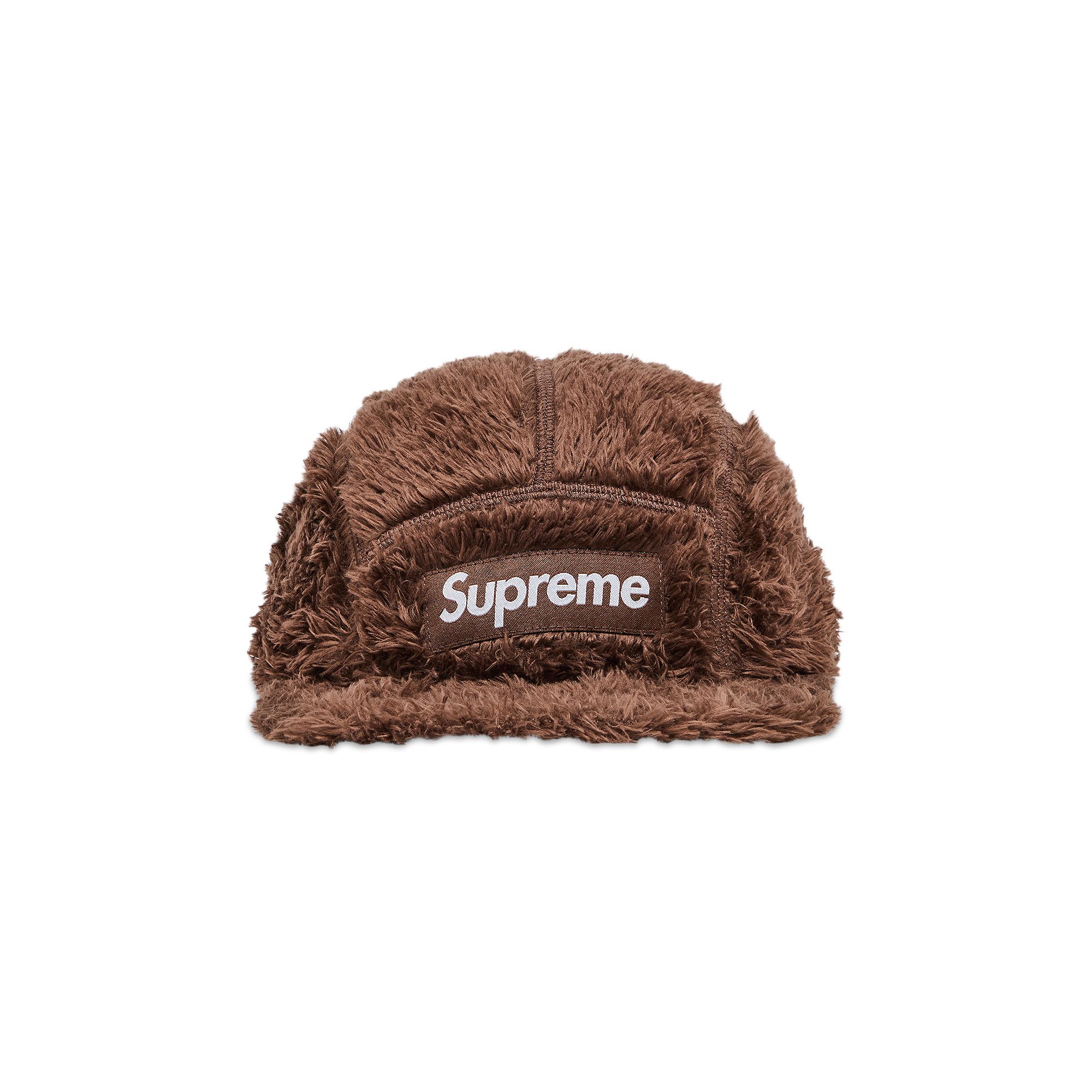 Buy Supreme Fuzzy Camp Cap Brown Fw24h104 Brown Goat