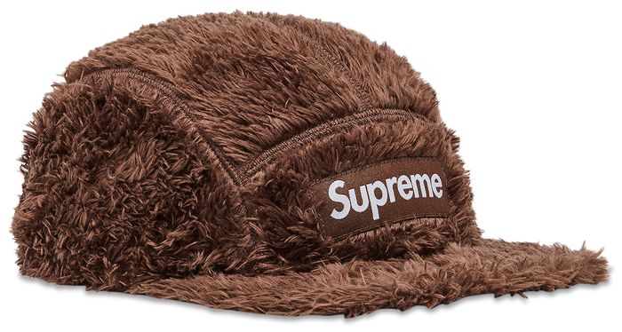 Buy Supreme Fuzzy Camp Cap Brown Fw24h104 Brown Goat