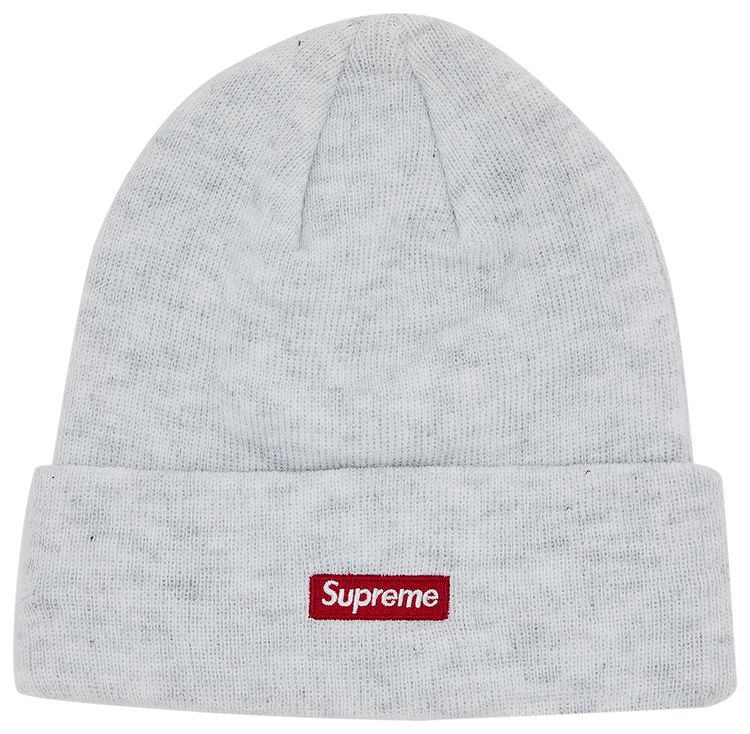 Supreme New Era S Logo Beanie Ash Grey