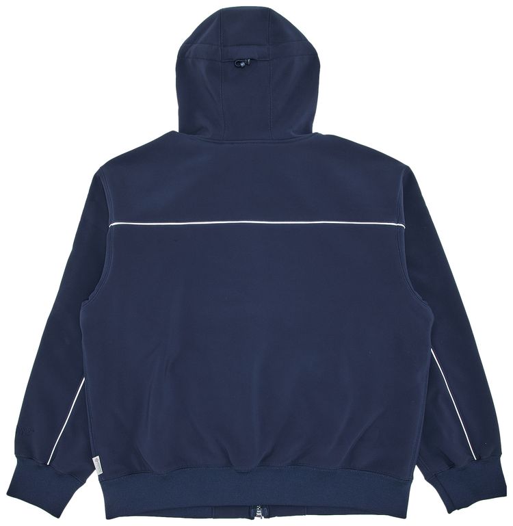 Supreme WINDSTOPPER Zip Up Hooded Sweatshirt Navy
