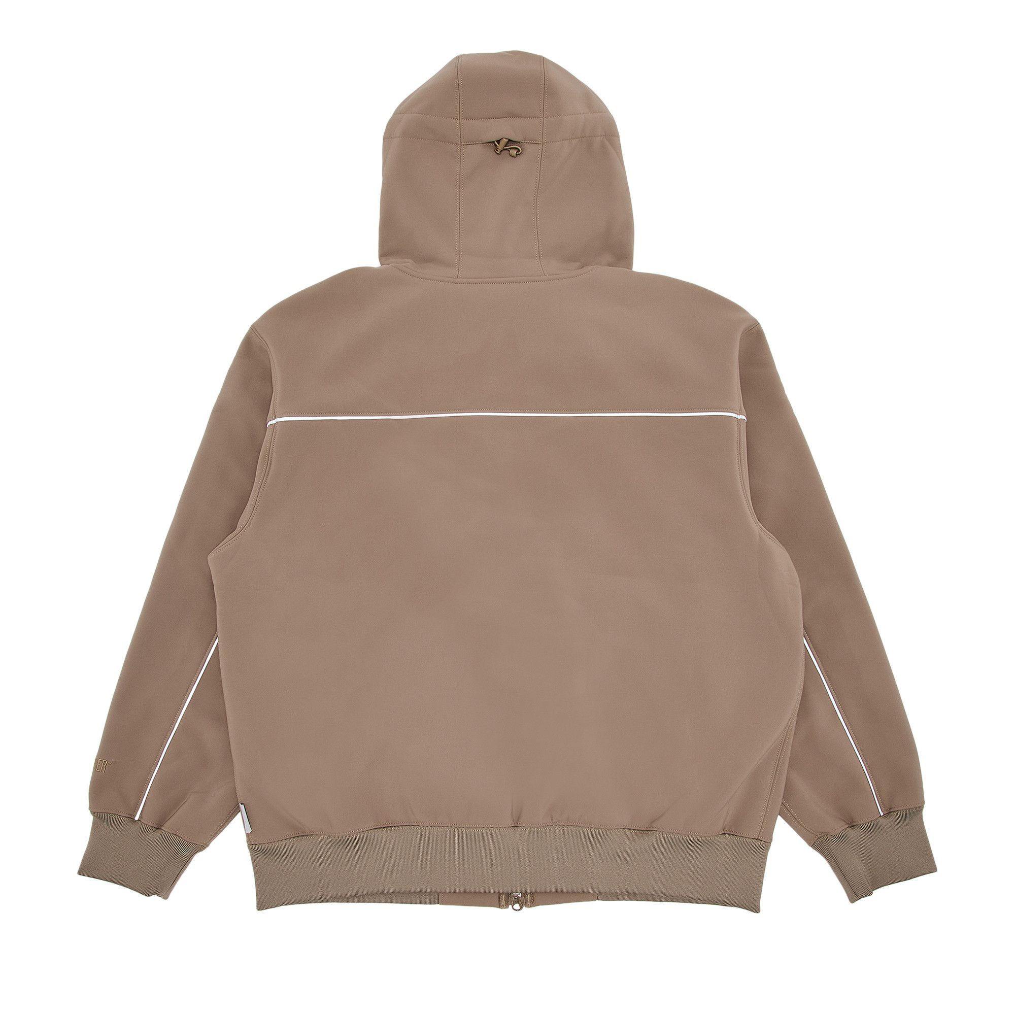 【SUPREME】WINDSTOPPER ZIP UP HOODED SWEATSHIRT TAUPE 24FW Supreme WINDSTOPPER Zip Up Hooded Sweatshirt (FW24) - $198