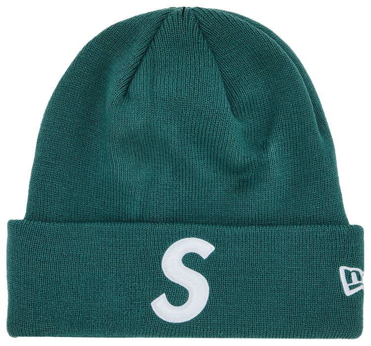 Supreme New Era S Logo Beanie Pine