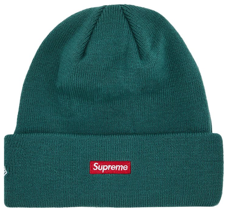Supreme New Era S Logo Beanie Pine