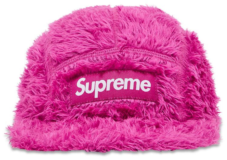 Supreme Fuzzy Camp Cap Pink