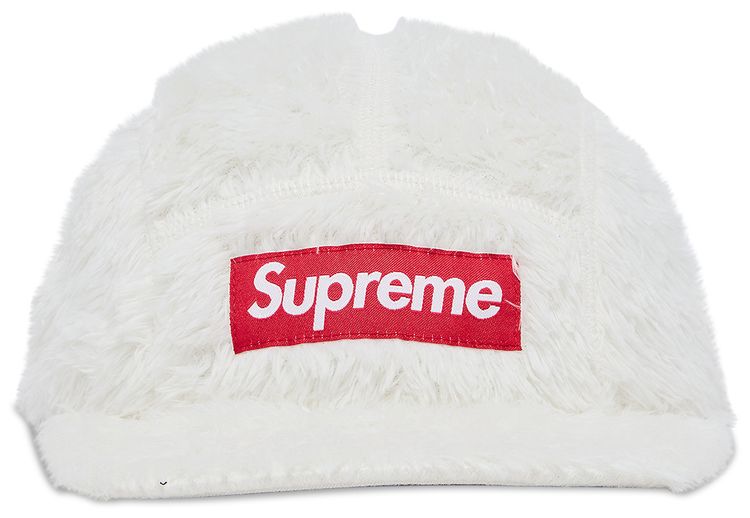 Supreme Fuzzy Camp Cap White