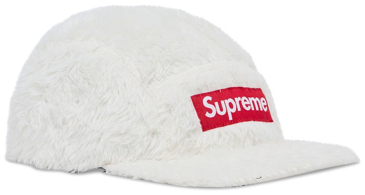 Supreme Fuzzy Camp Cap White
