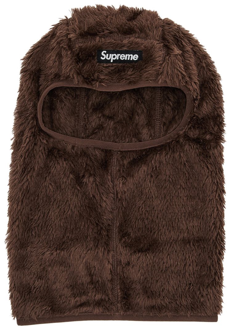 Supreme Fuzzy Balaclava Brown