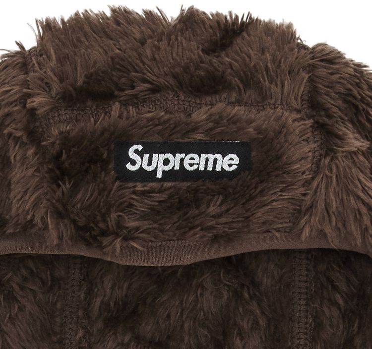 Supreme Fuzzy Balaclava Brown