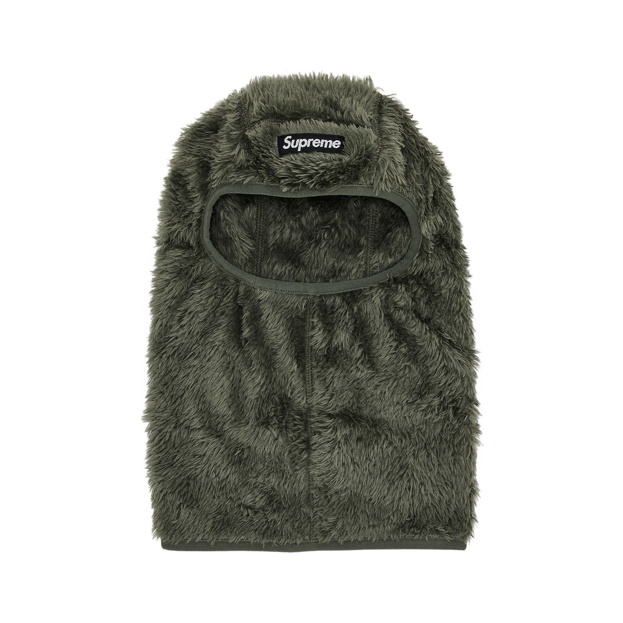 Buy Supreme Fuzzy Balaclava 'Moss' - FW24H76 MOSS | GOAT