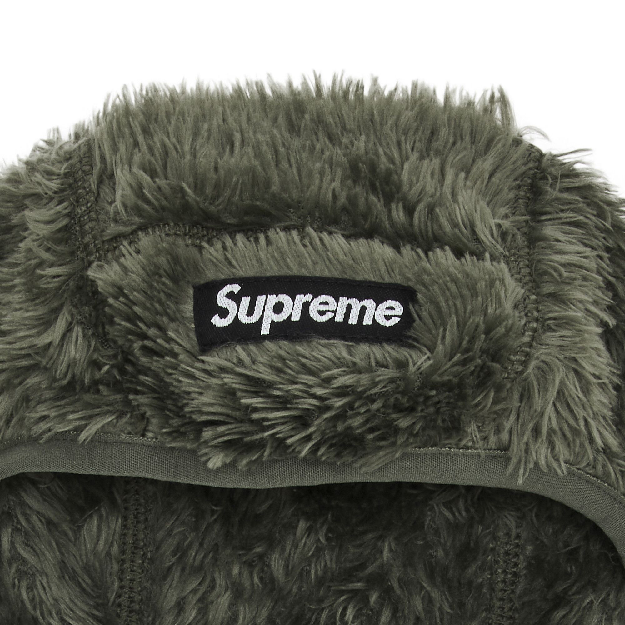 Buy Supreme Fuzzy Balaclava 'Moss' - FW24H76 MOSS | GOAT