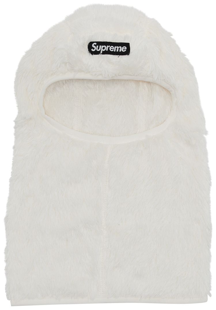 Supreme Fuzzy Balaclava White