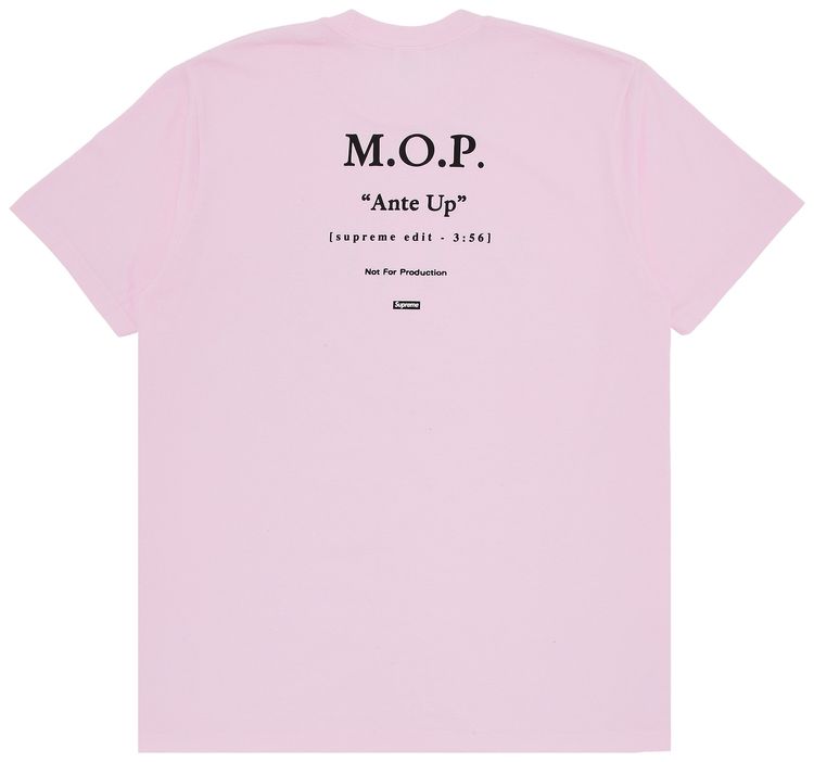Supreme MOP Tee Light Pink
