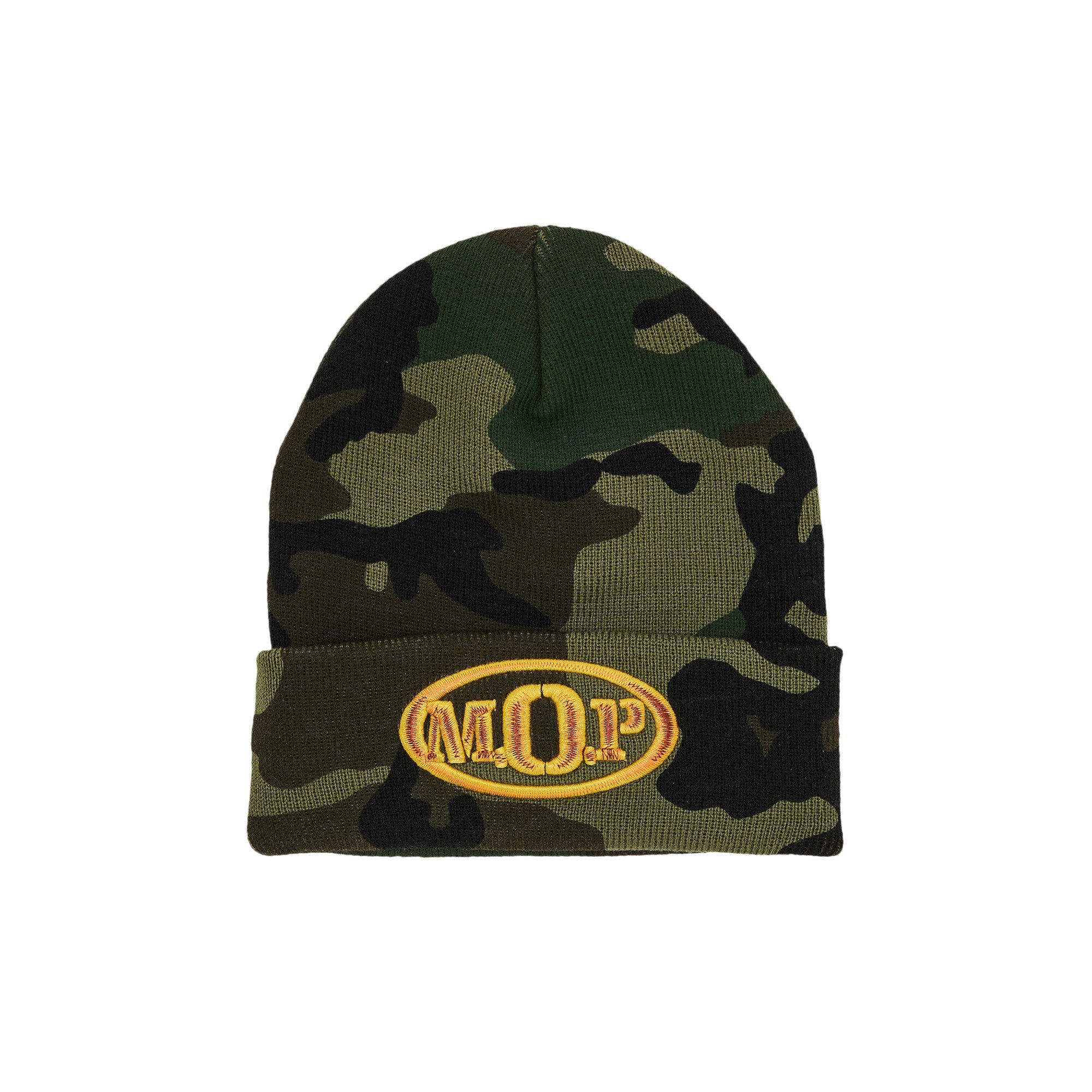 Buy Supreme M.O.P. Beanie 'Woodland Camo' - FW24BN55 WOODLAND CAMO