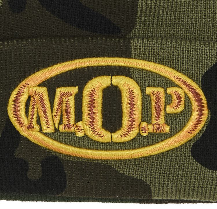 Supreme MOP Beanie Woodland Camo