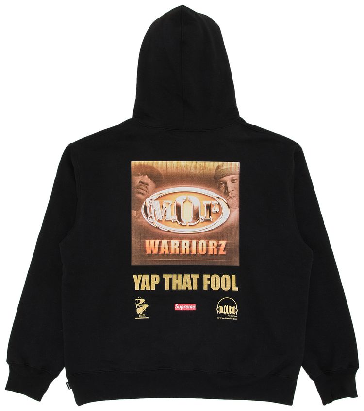 Supreme MOP Hooded Sweatshirt Black