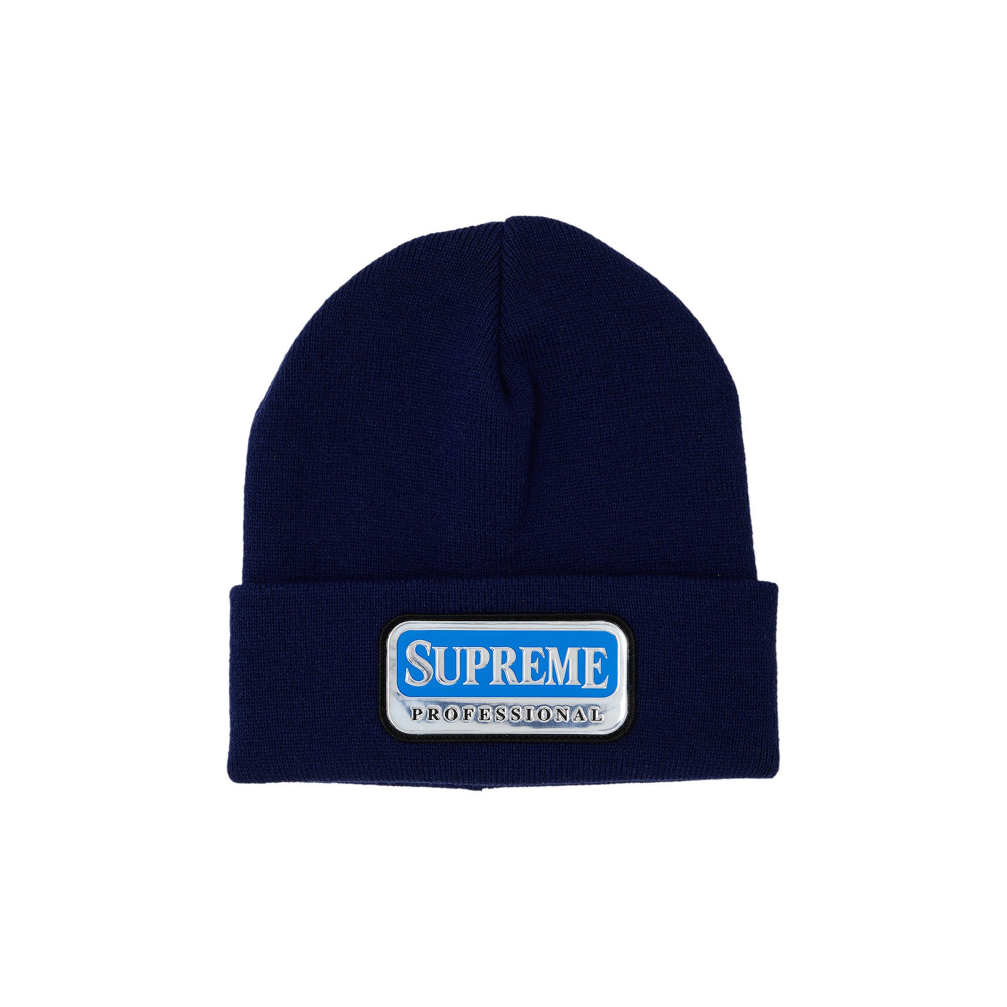 Supreme Snow Beanie Navy - FW23 - US