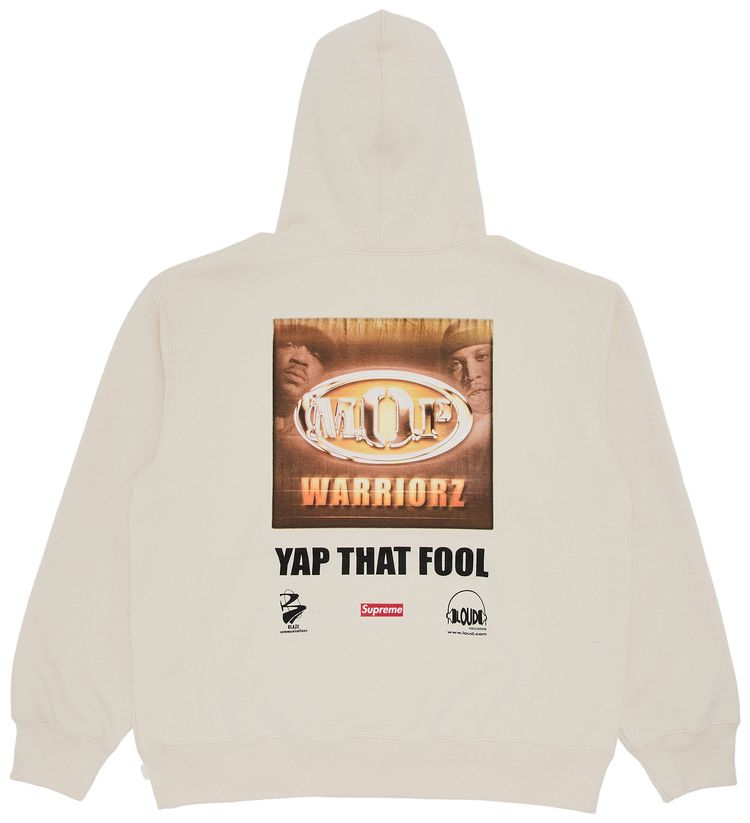 Supreme MOP Hooded Sweatshirt Natural
