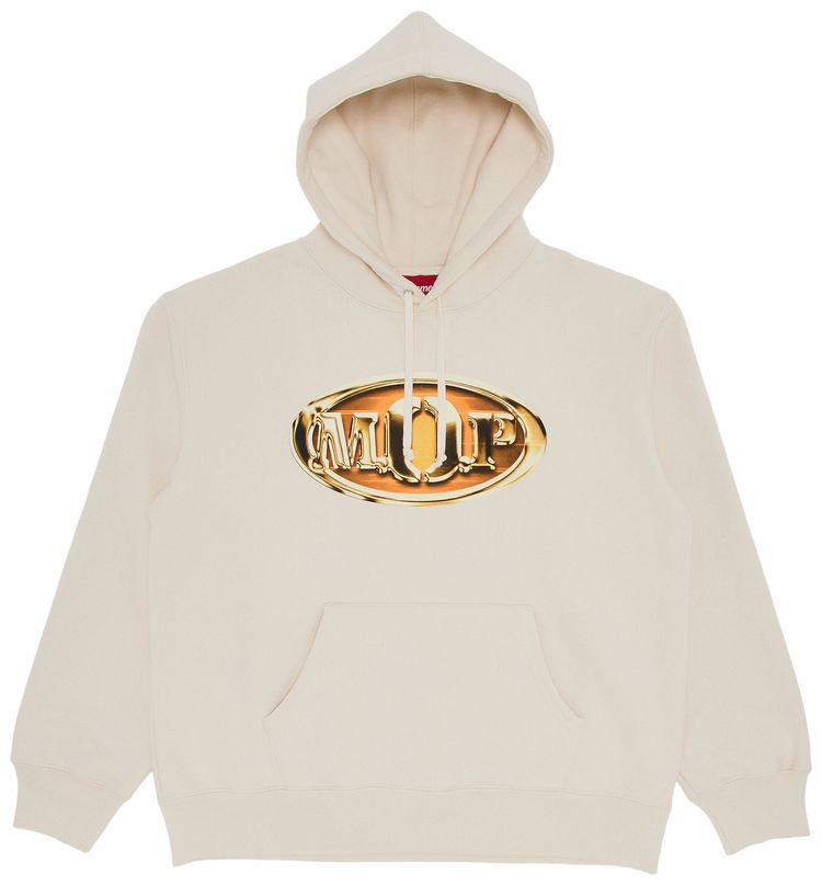 Supreme MOP Hooded Sweatshirt Natural