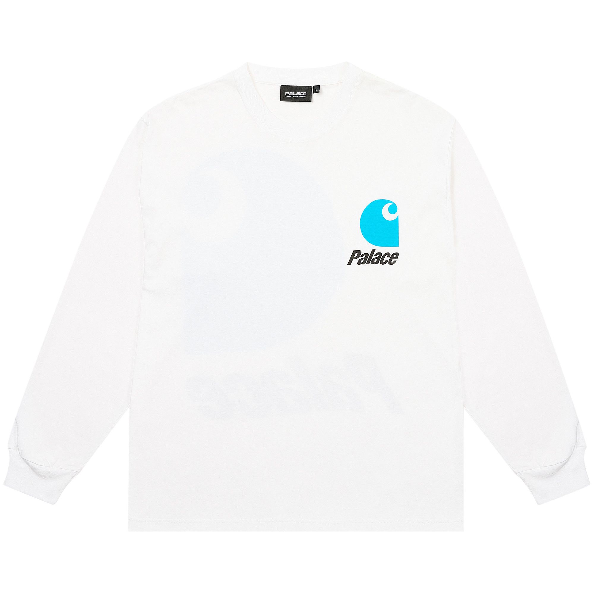 Buy Palace x Carhartt WIP Logo Long-Sleeve 'White' - I035650 WHIT