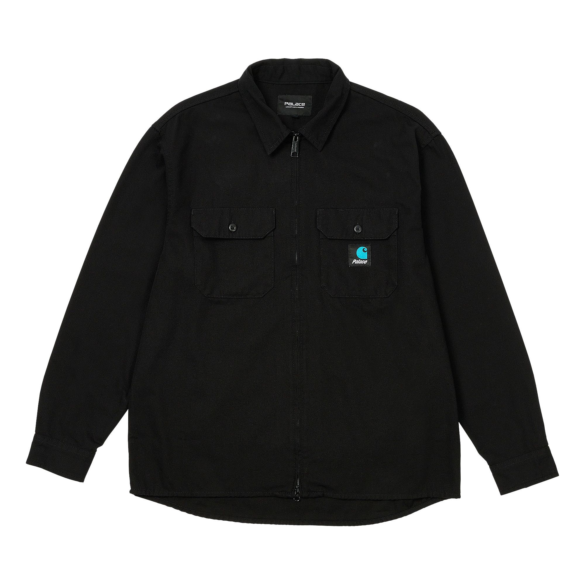 Buy Palace x Carhartt WIP Milford Shirt 'Black' - I035662 BLAC | GOAT