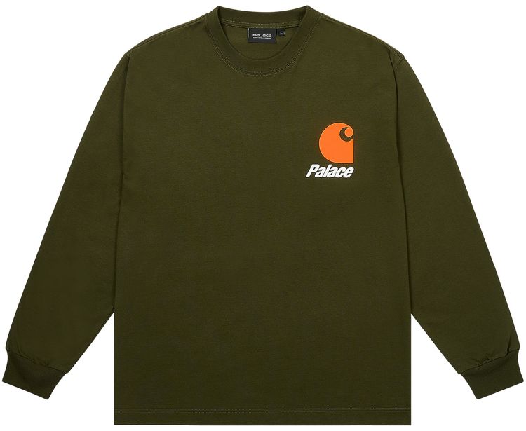 Palace x Carhartt WIP Logo Long Sleeve Plant