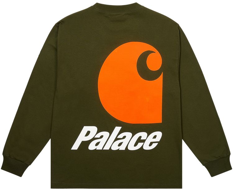 Palace x Carhartt WIP Logo Long Sleeve Plant