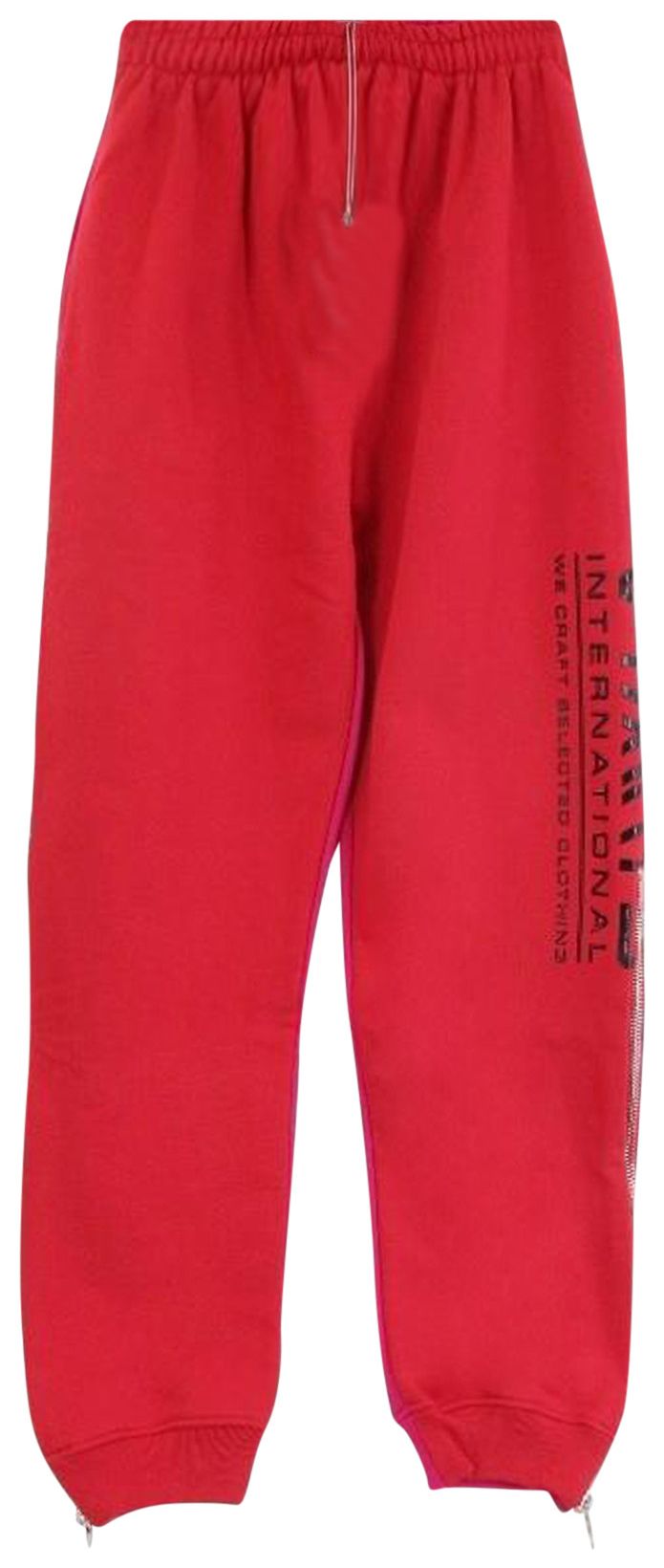VTMNTS International Printed Sweatpants Hot PinkRed