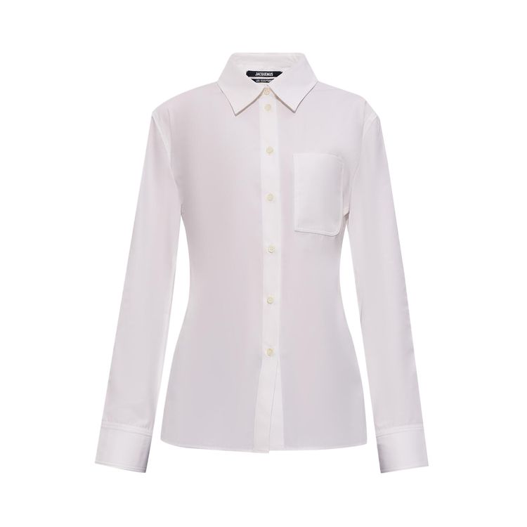 Jacquemus Costume Fitted Shirt White