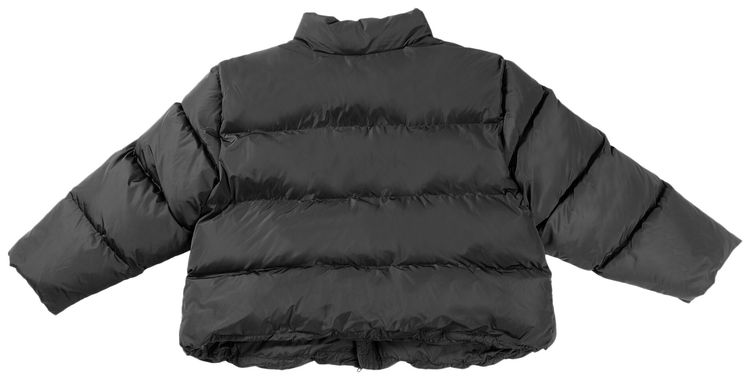 Balenciaga Off Shoulder Puffer Black