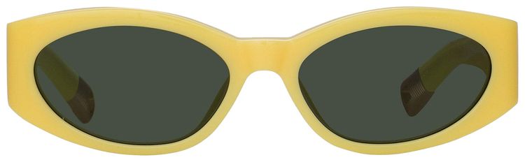 Jacquemus x Linda Farrow Ovalo Sunglasses Green
