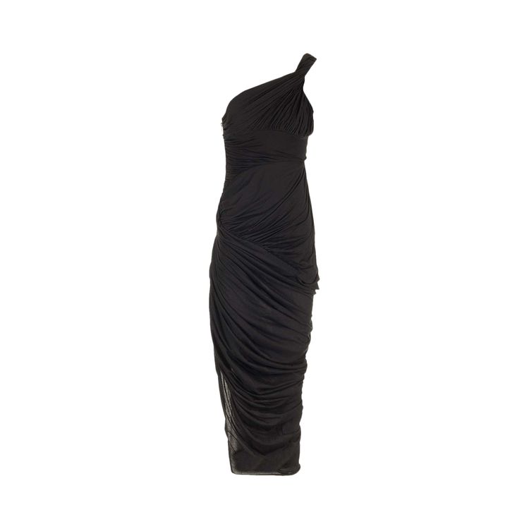 Rick Owens Lido Draped Gown Black