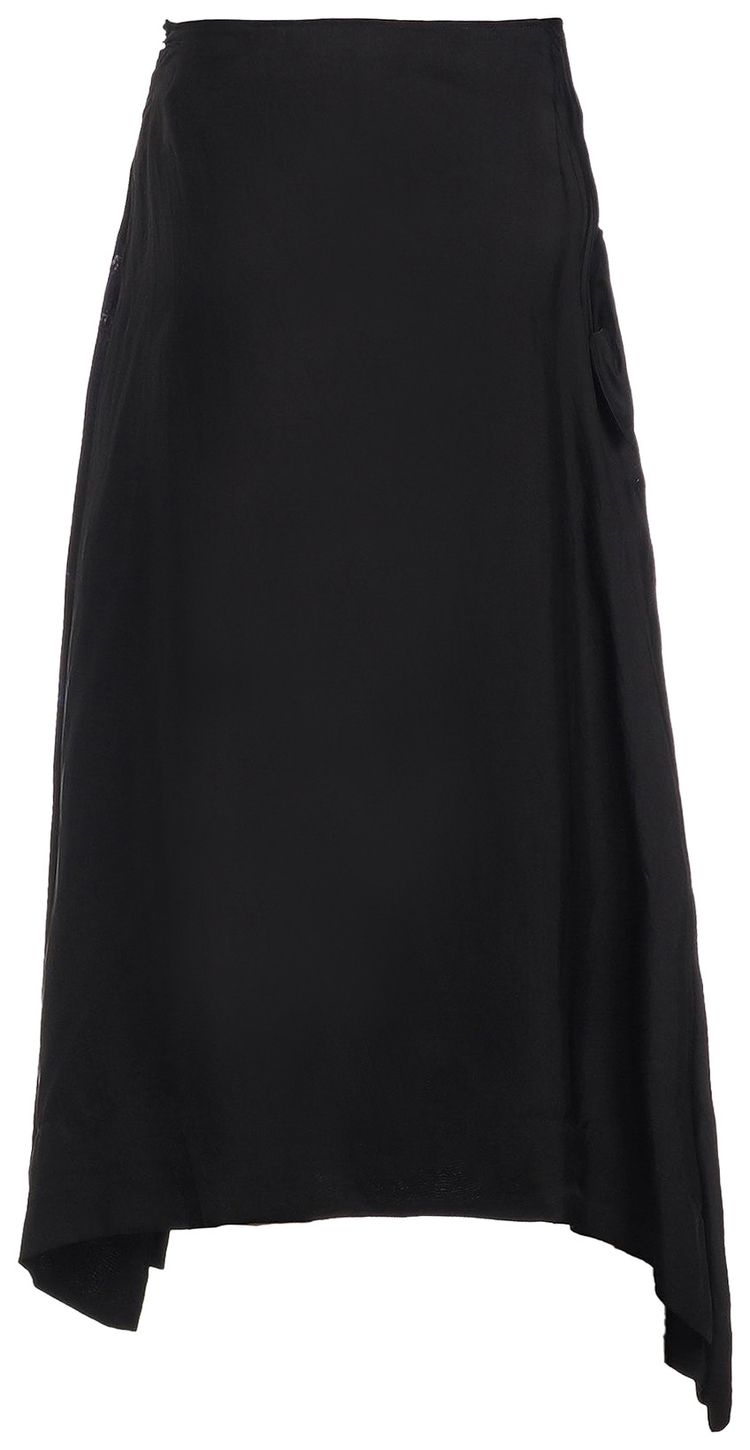 Ys Cut Off Pocket Skirt Blue