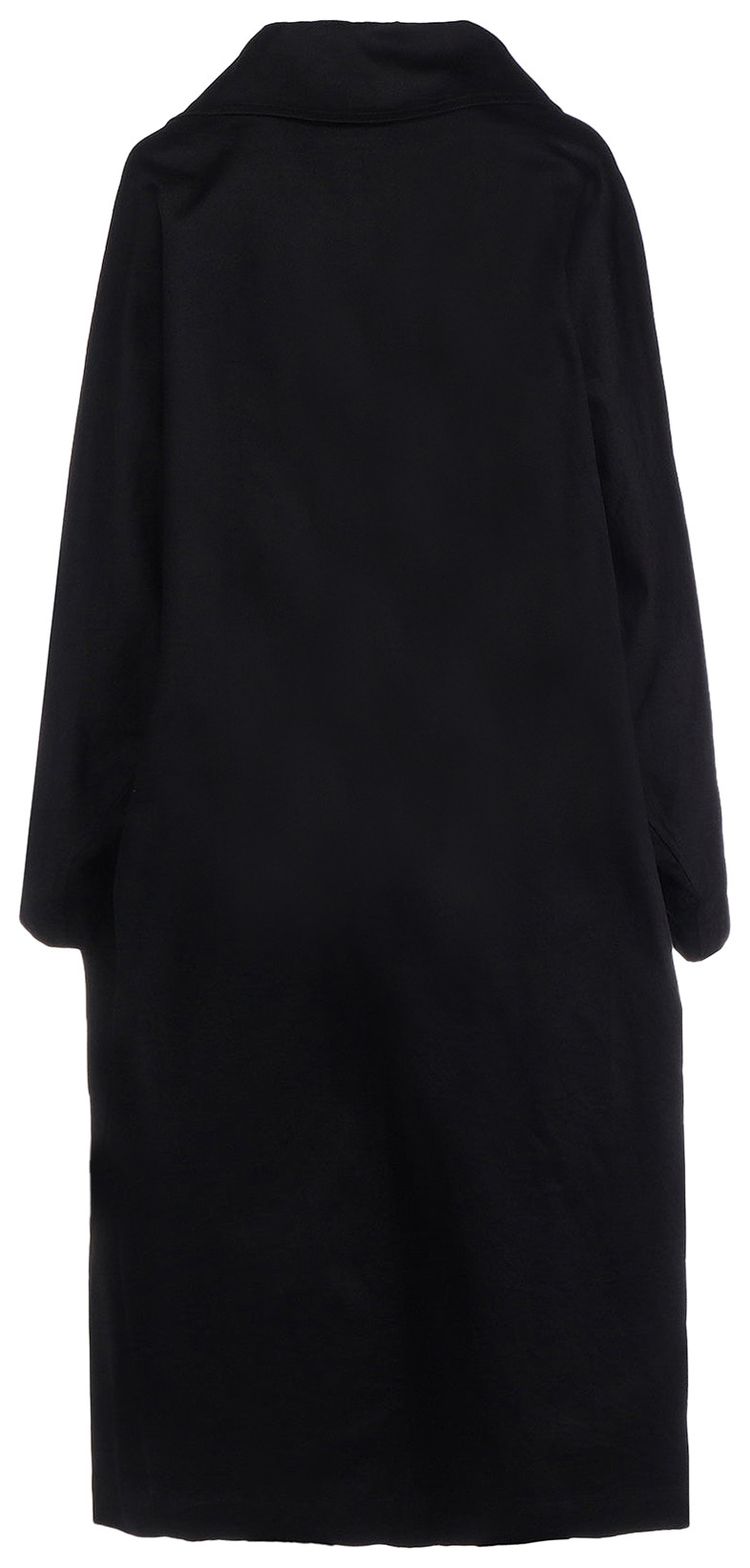 Ys Long Cape Coat Black