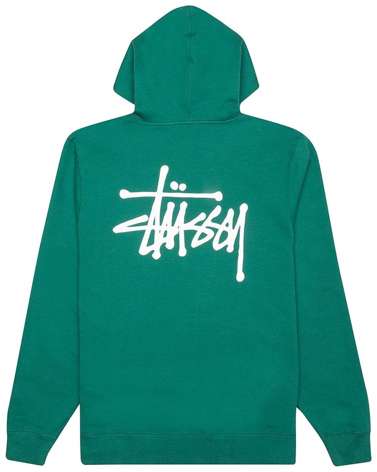 Stussy Basic Hoodie Dark Green