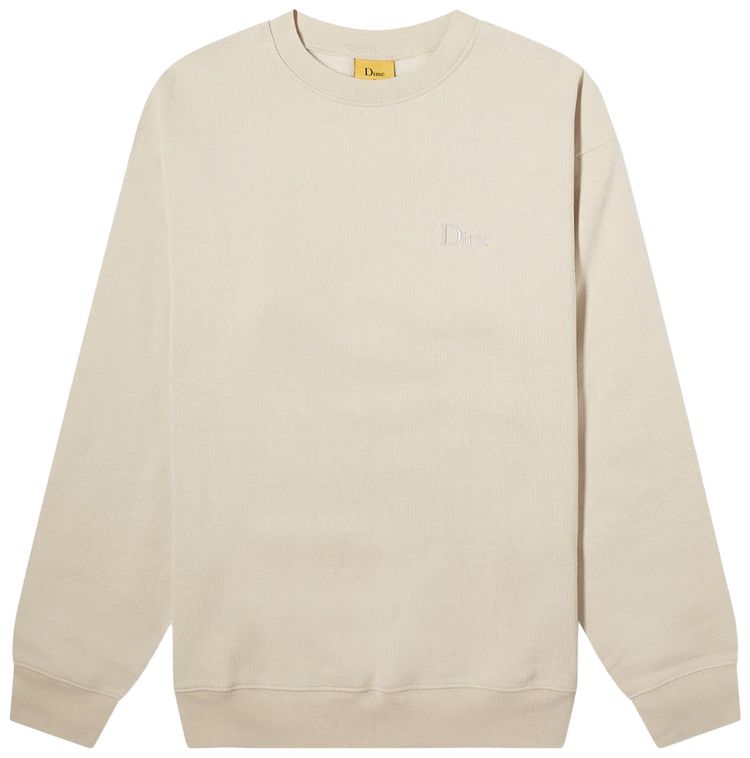 Dime Small Logo Crewneck Sand Fog