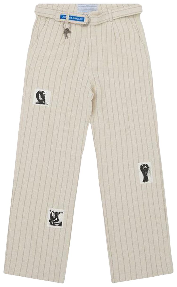 Jungles Ornaments Suit Pants Khaki