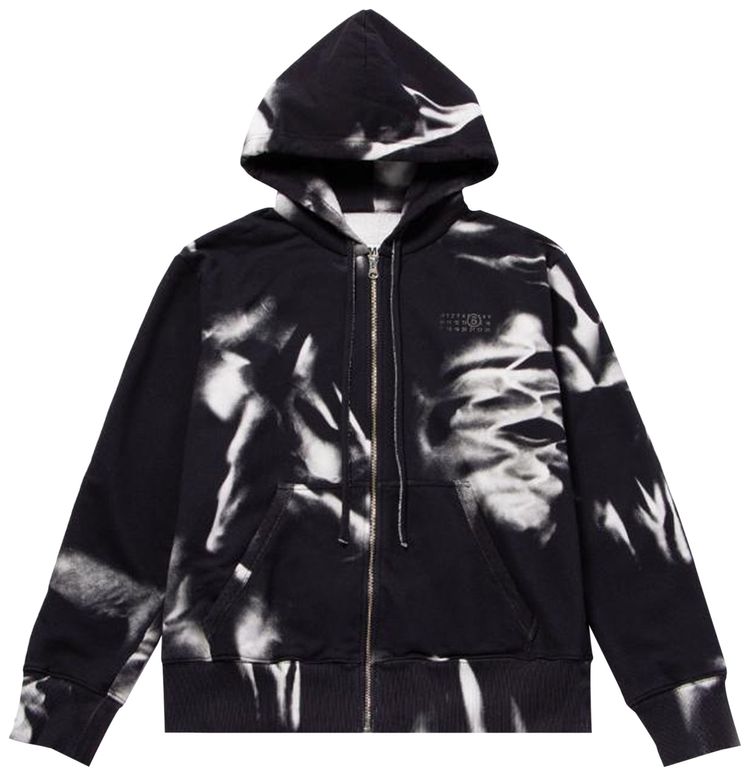 MM6 Maison Margiela Zip Hoodie Black