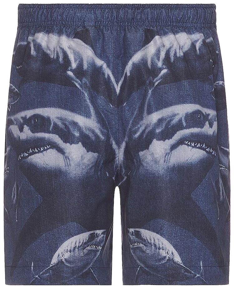 Burberry Martin Block Swim Short Blue