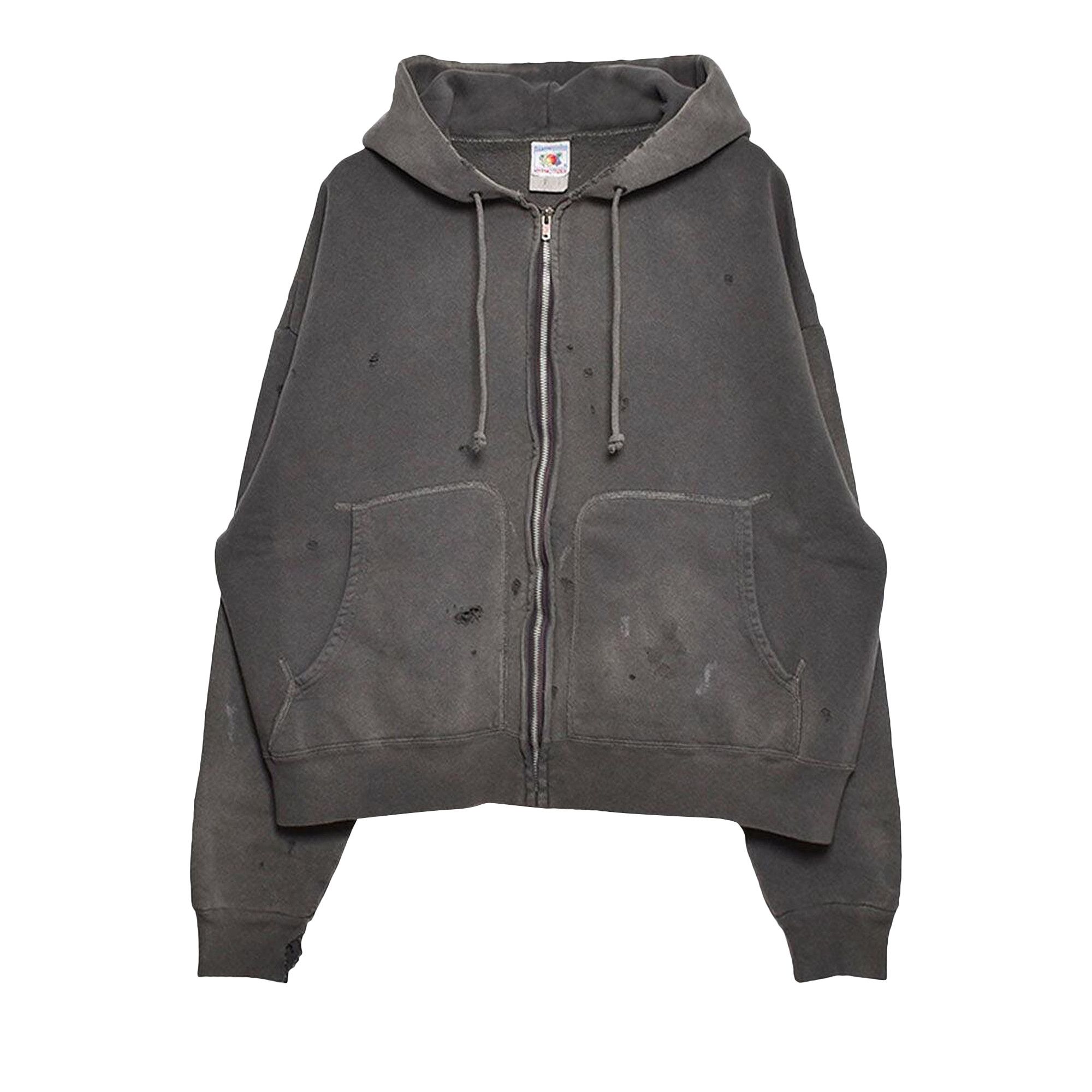 Buy SAINT Mxxxxxx Zip Hoodie 'Black' - SM A23 0000 032 | GOAT