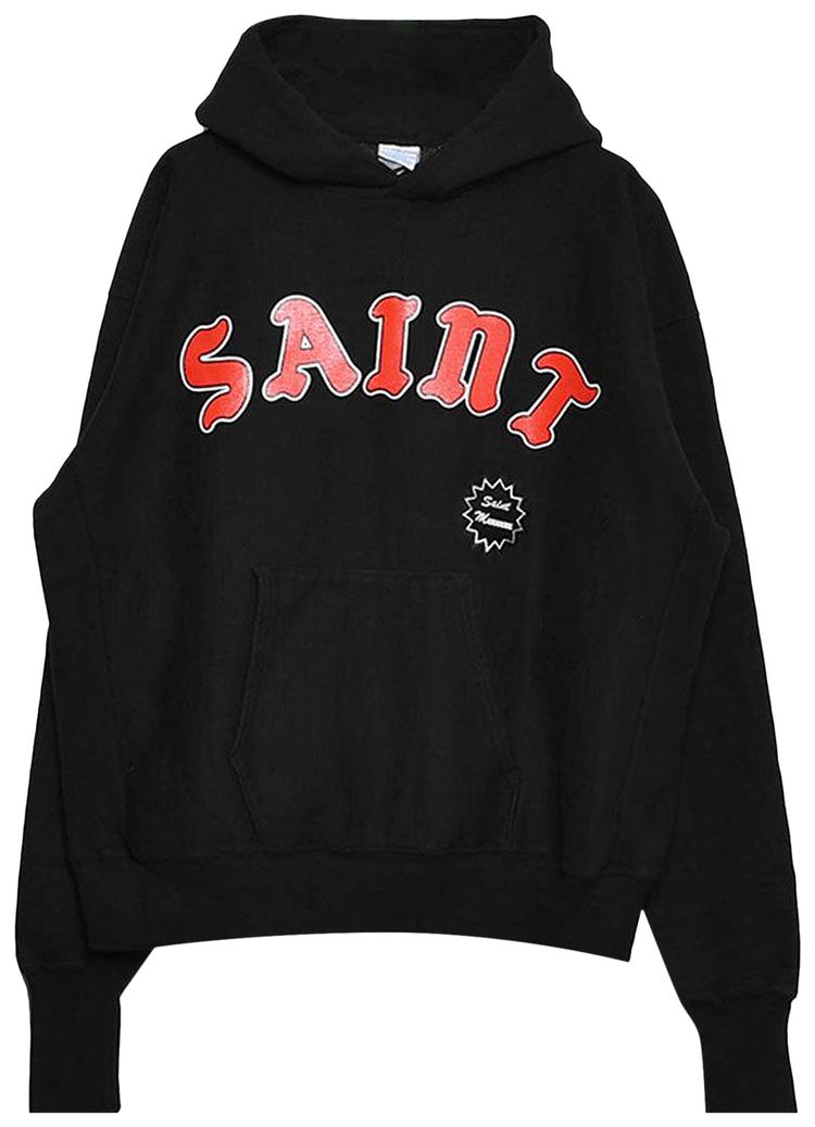 SAINT Mxxxxxx Arch Saint Hoodie Black
